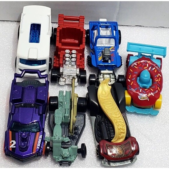 Hot Wheels Mixed Lot Unique Designs Donut Drifter Fig Rig Clip Rod Willy - Picture 2 of 16
